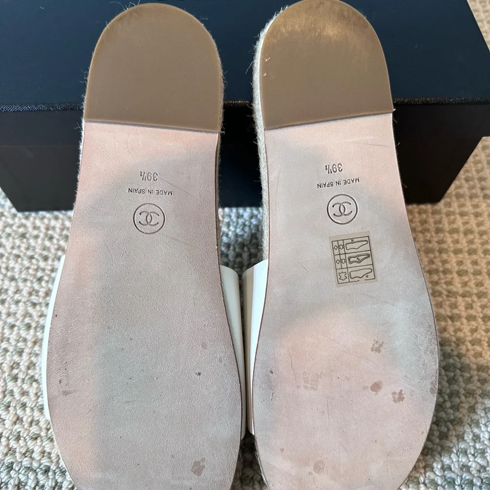 Brand New Never Worn Chanel Stud Encrusted Slides - Picture 3 of 8